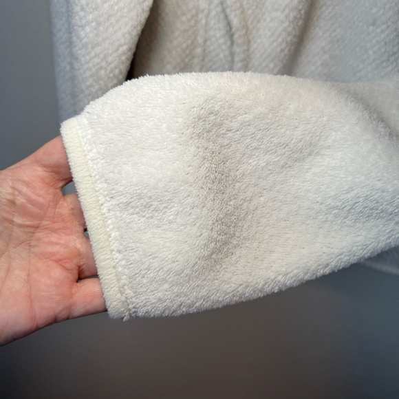 Patagonia Womens Retool Snap T Pullover Sweater Jacket Off White Pocket Sz Small - Picture 9 of 13